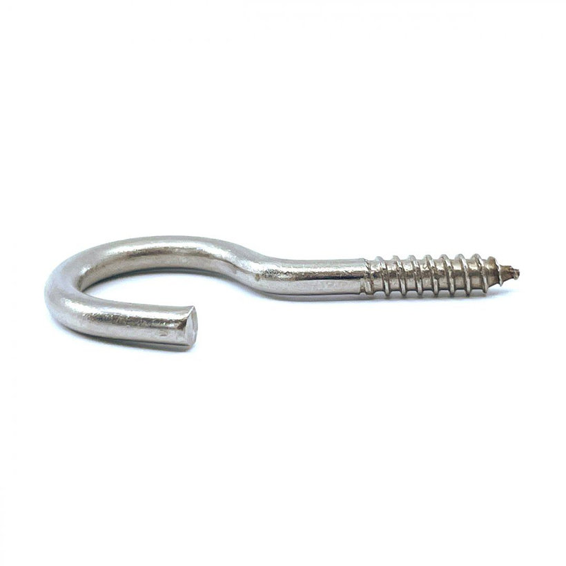 Nerezový hák s vrutom 40 mm