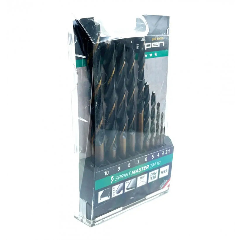 Sada vrtákov do kovu Sprint Master - 10dielna