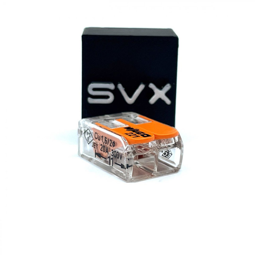 Svorka bezskrutková s páčkou - 2 vodiče