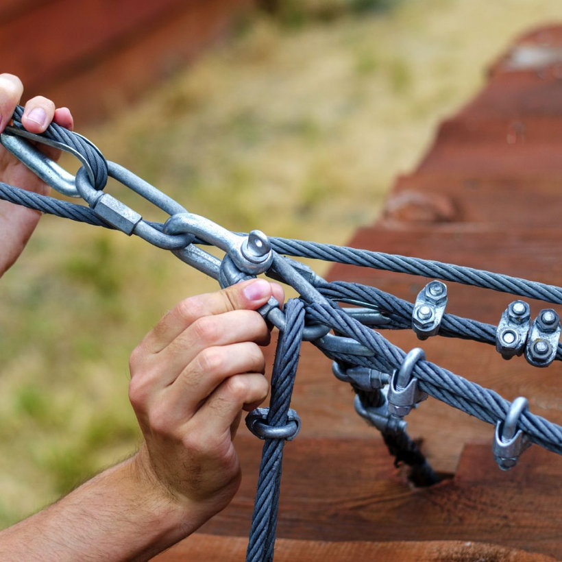 Karabína s maticou pozinkovaná 9 mm