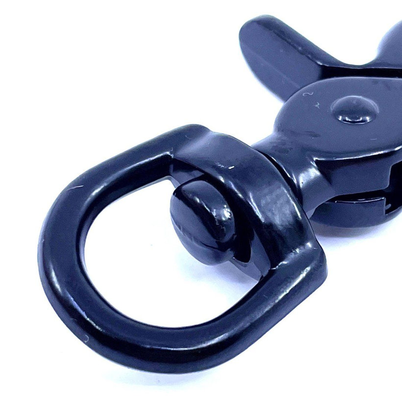 Karabína vypúšťacia čierna 45x10mm