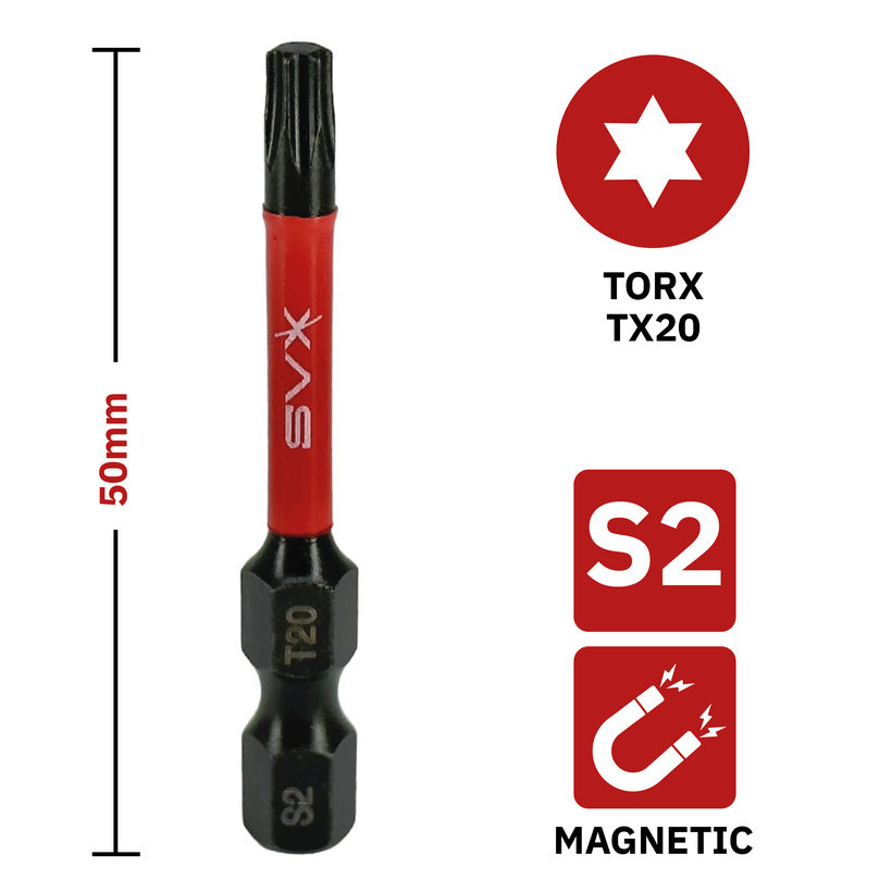 Bit magnetický TX20x50 mm
