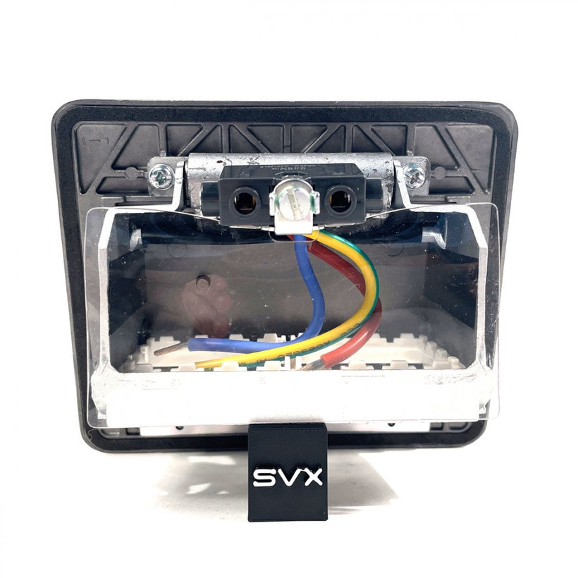 Pop-up krabica - matný hliník - 4 modul