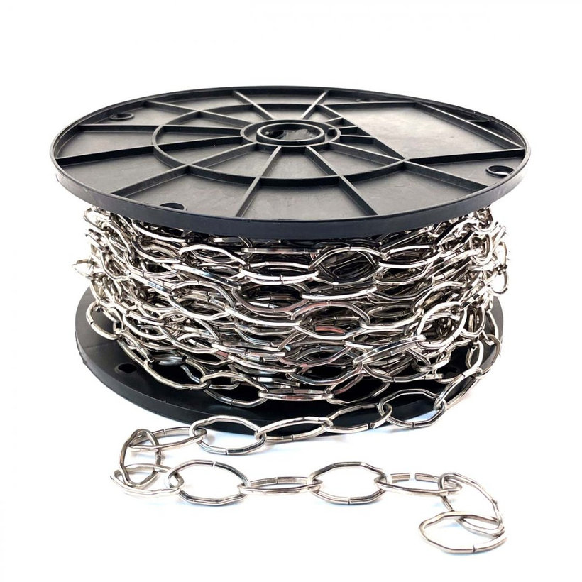 Reťaz ozdobná lustrová/poniklovaná 2,3mm