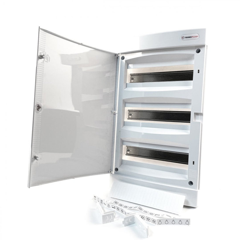 Rozvodnica zapustená biela U36 - C/N 283x482x106mm