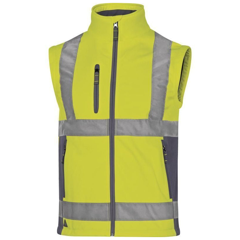 Reflexná softshellová bunda MOONLIGHT2 žltá XL