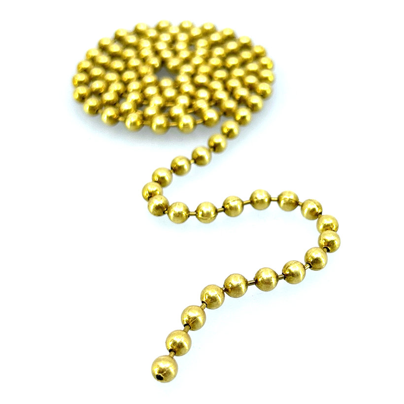 Reťaz guličková žltý zinok 4,5mm