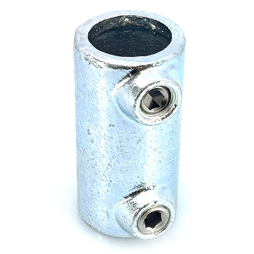 Rúrkový konektor 27 mm - pozinkovaný