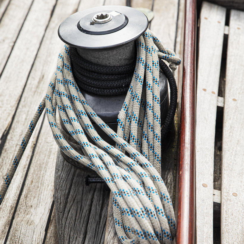 PES štartovacia šnúra TORNADO 16pr 5-100m bielo-modrá