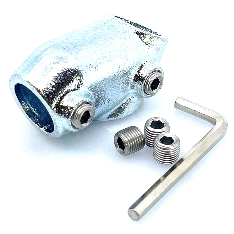 Spojovací článok tvar J 27 mm - pozinkovaný