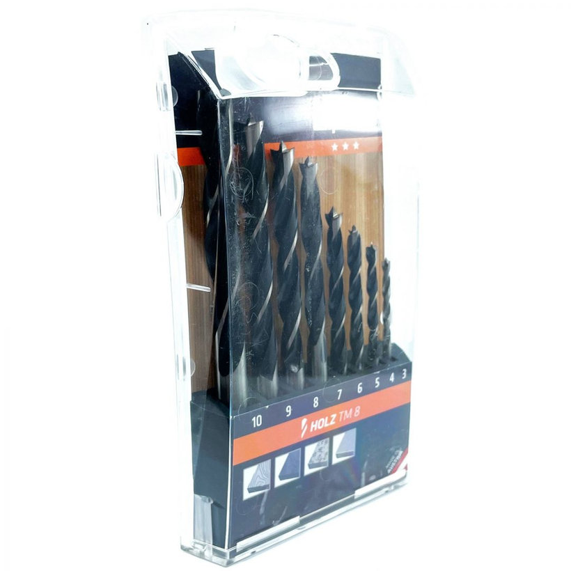 Sada vrtákov do dreva - 8dielna