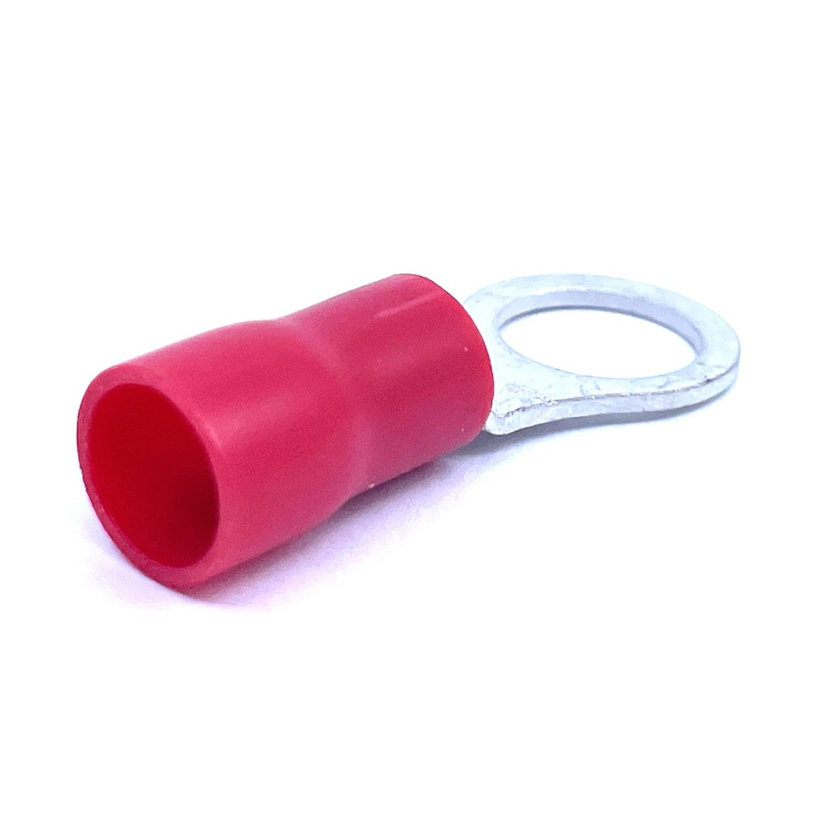 Izolované Cu káblové oká lisovacie červené 10mm²