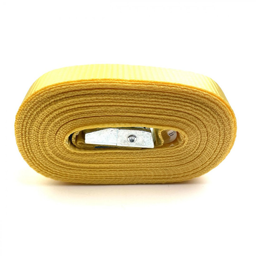 Jednodielny rýchloupínací pás so sponou a voľným koncom žltý 8M