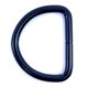 Krúžok zváraný tvar D čierny 4x26mm