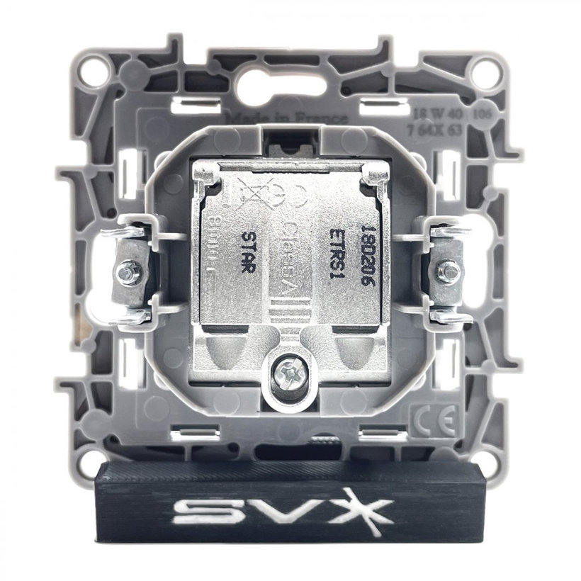 Niloé zásuvka TV+R+SAT biela koncová