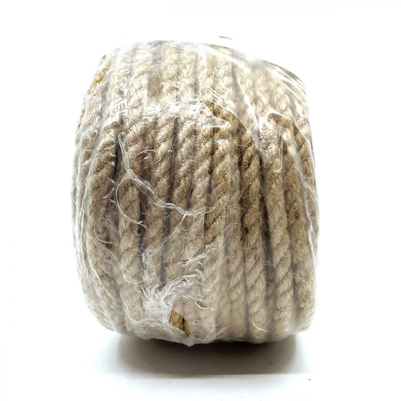 Jutové lano stáčané 20m 12mm