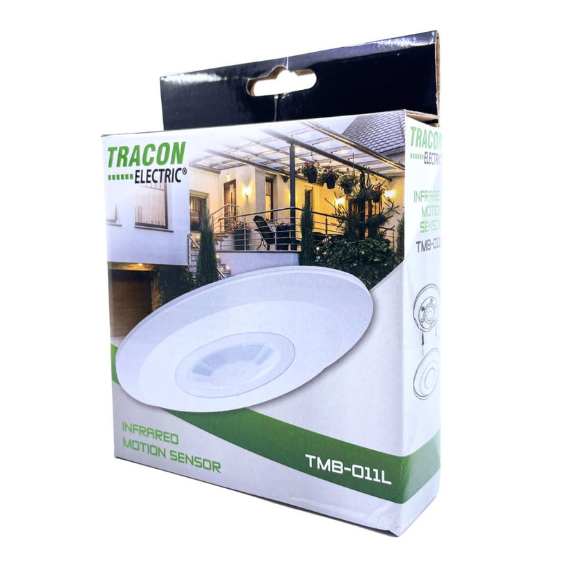 Snímač pohybu plochý - biely 360°