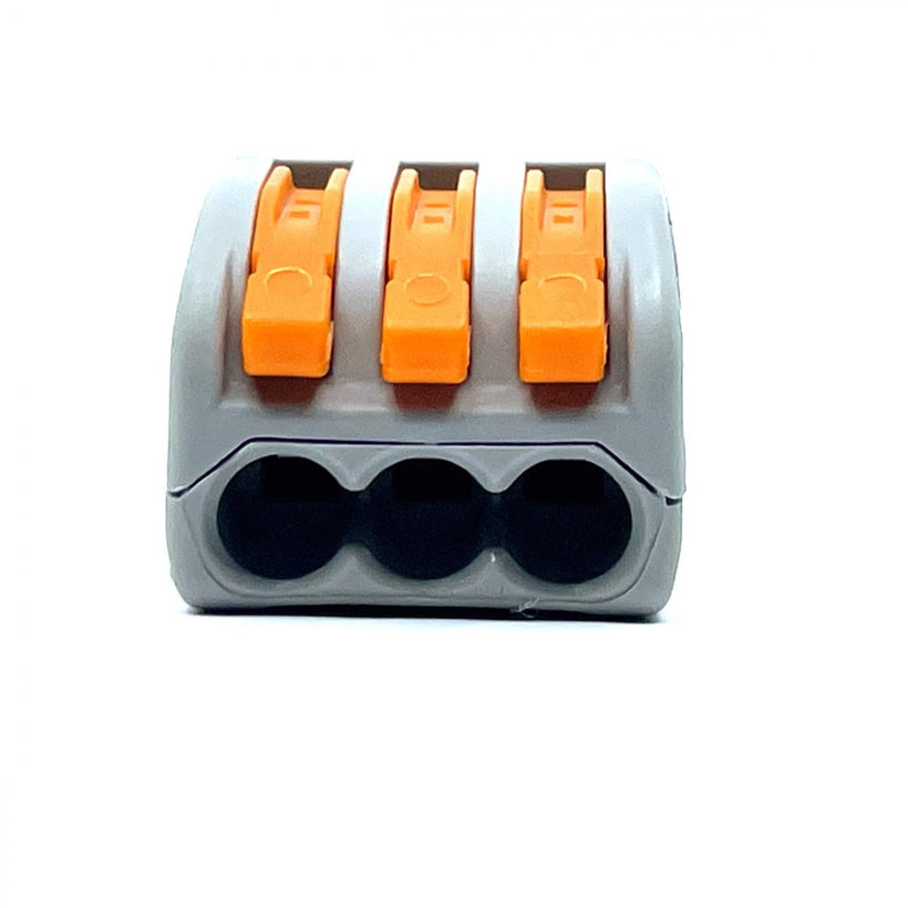 Spojovacia svorka zaklapávacia - 3 vodiče