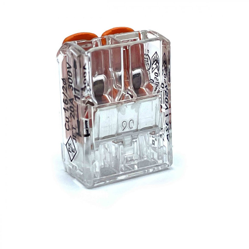 Svorka bezskrutková s páčkou - 2 vodiče