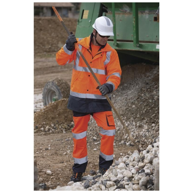 Reflexná bunda RUNWAY oranžová XL