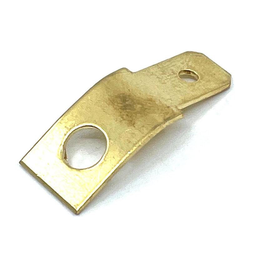 Neizolované MS kolíky ploché 6,3x0,8mm/45°