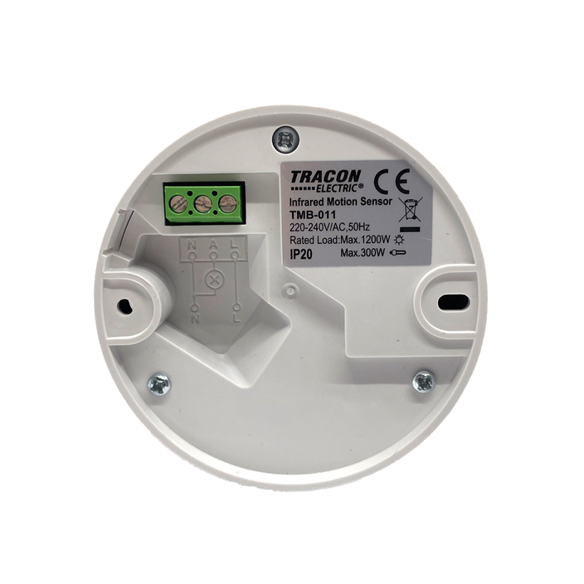 Snímač pohybu - biely 360°