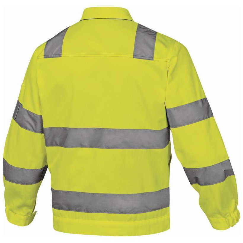 Reflexná pracovná bunda MACH2 HV žltá S