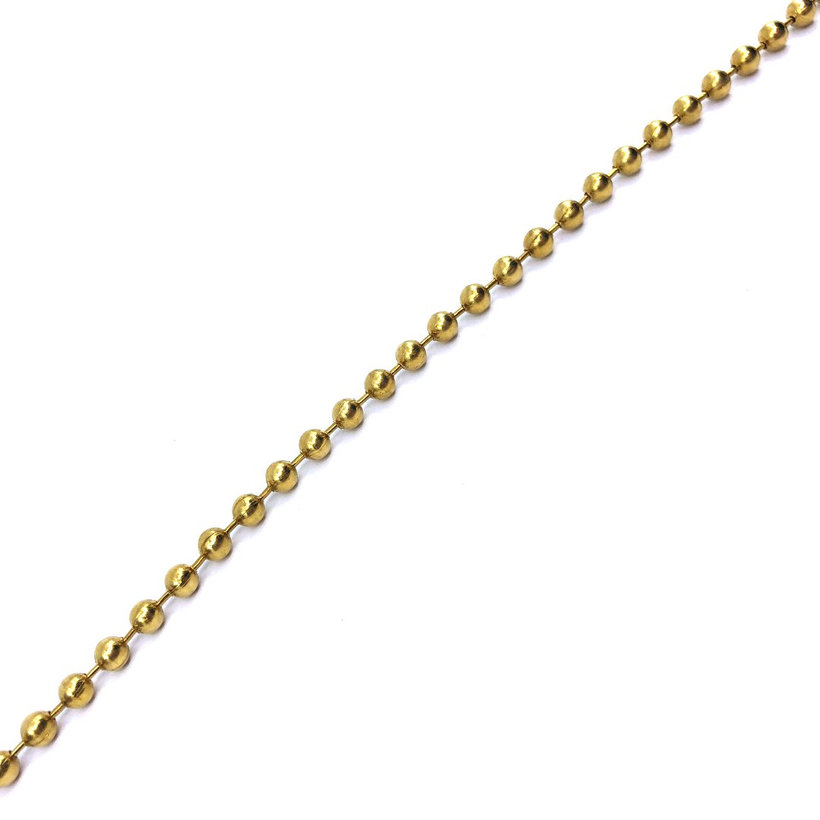 Reťaz guličková žltý zinok 2,1mm
