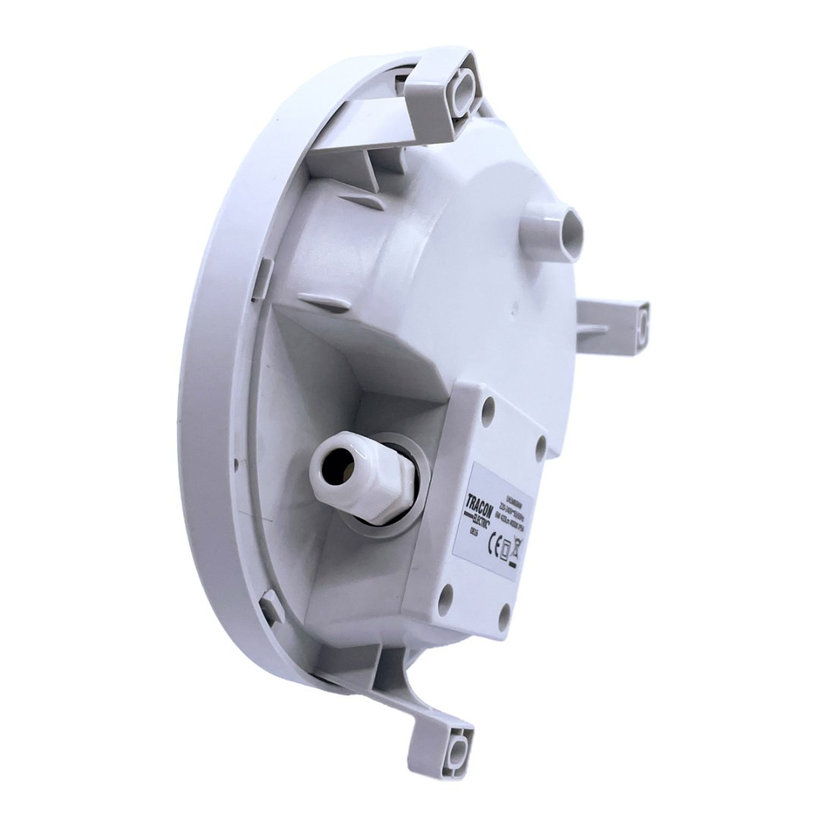 Plastové chránené LED svietidlo - kruhové