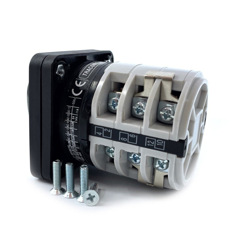 Reverzačný vačkový prepínač 32A