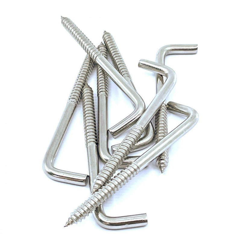 Nerezová skoba s vrutom 60 mm