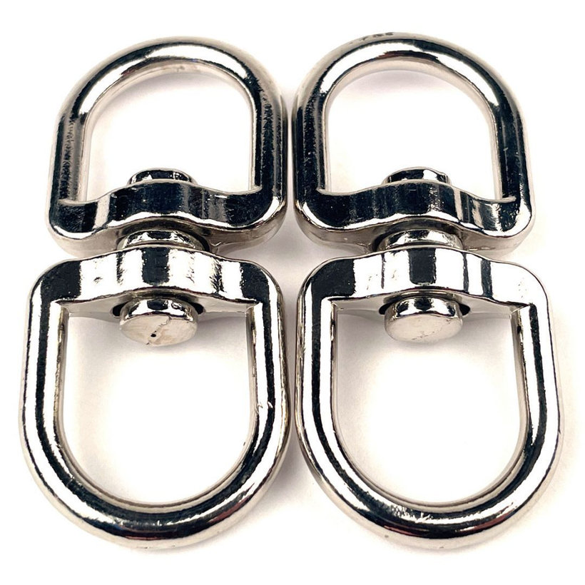 Otočná spojka poniklovaná 20x20mm