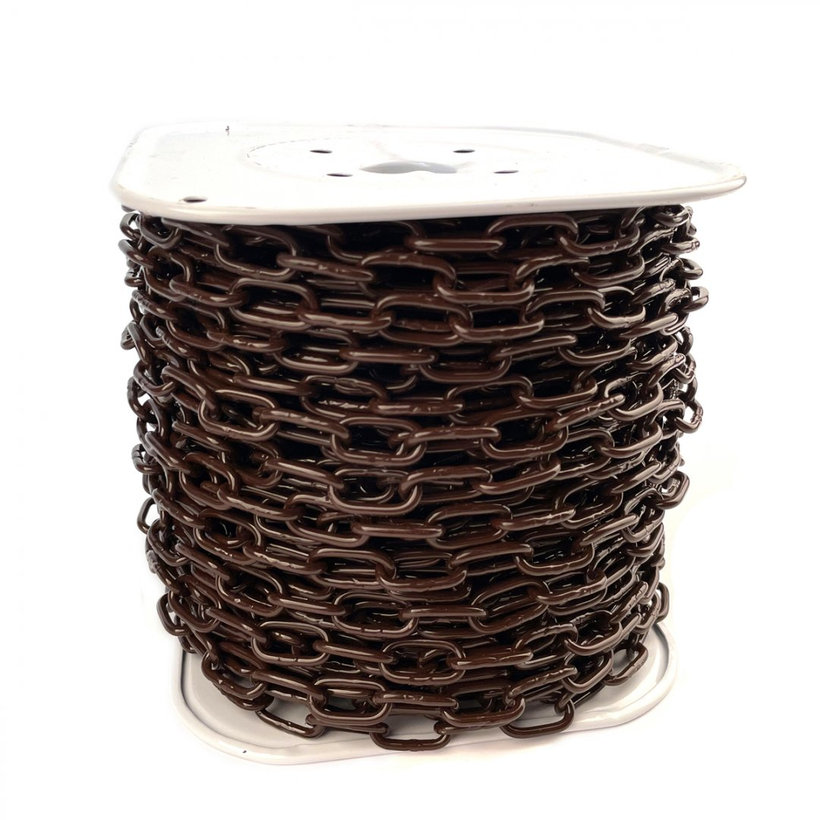 Klasická reťaz farebná na cievke/hnedá 3mm