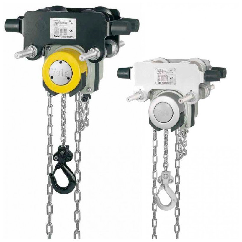 Ručný kladkostroj s postrkovým pojazdom Yalelift ITP 1,0/1 - Vozík A