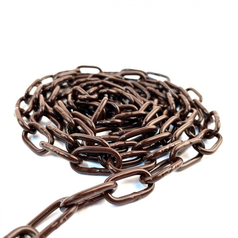 Klasická reťaz farebná na cievke/hnedá 3mm