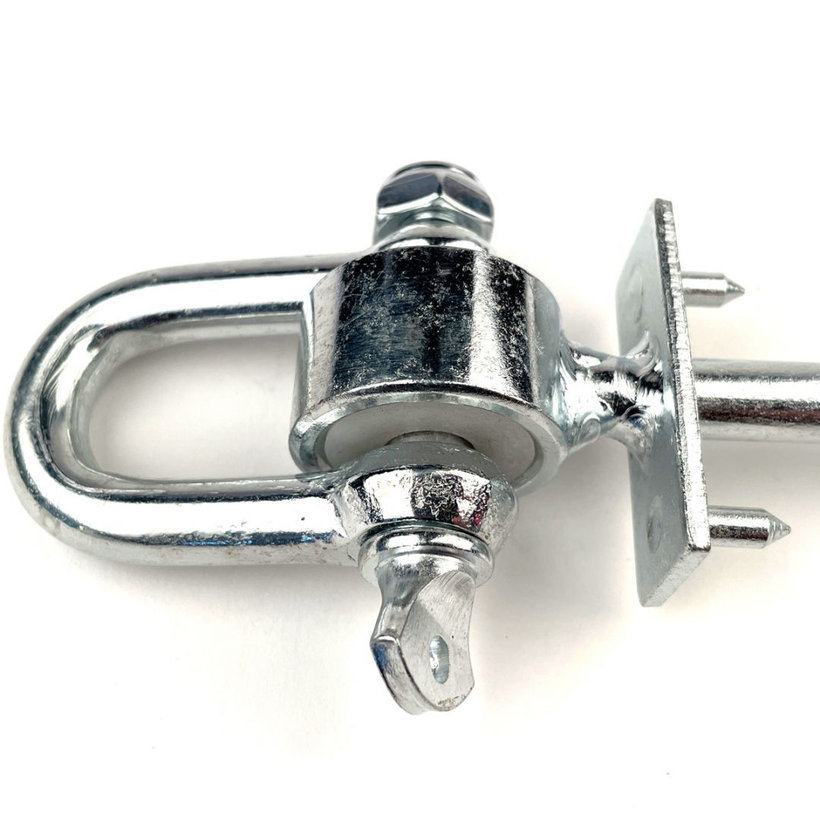 Hojdačkový hák so strmeňom D pozinkovaný M10x140mm