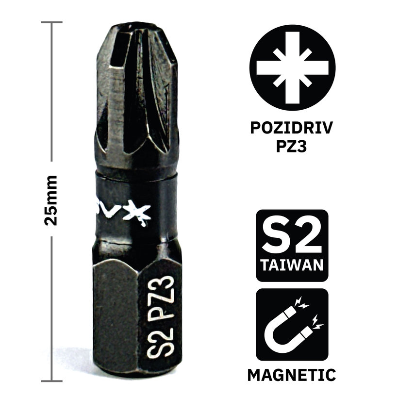 Bit magnetický PZ3x25 mm