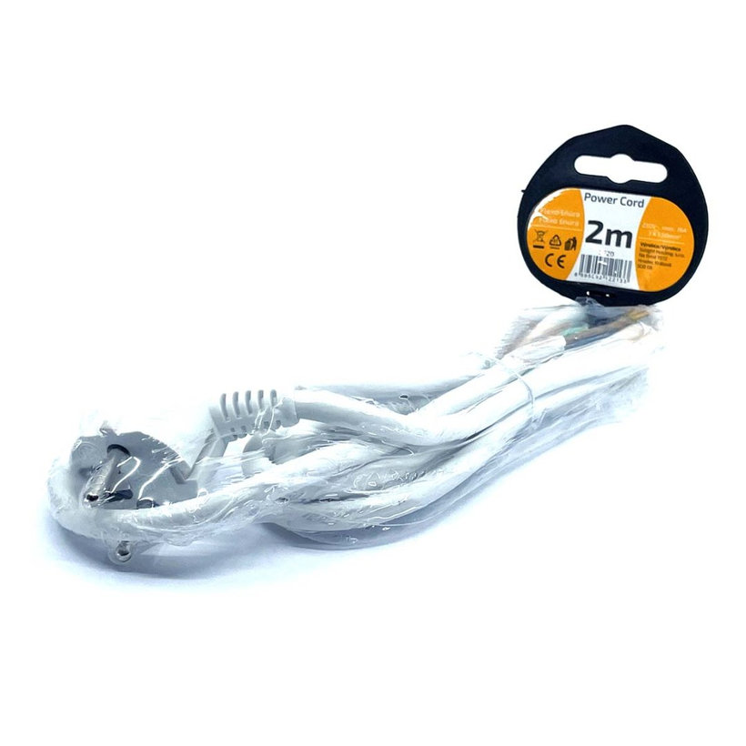 Flexo šnúra 2m 3x1,5 biela