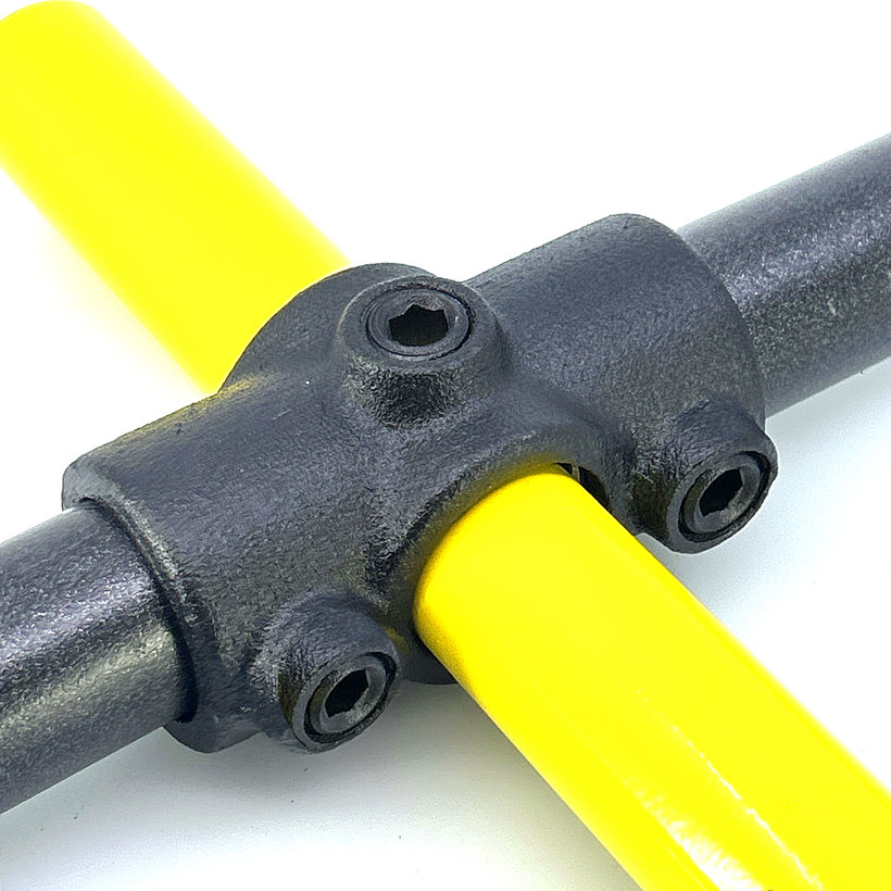 Spojovací článok tvar X 27 mm - čierny