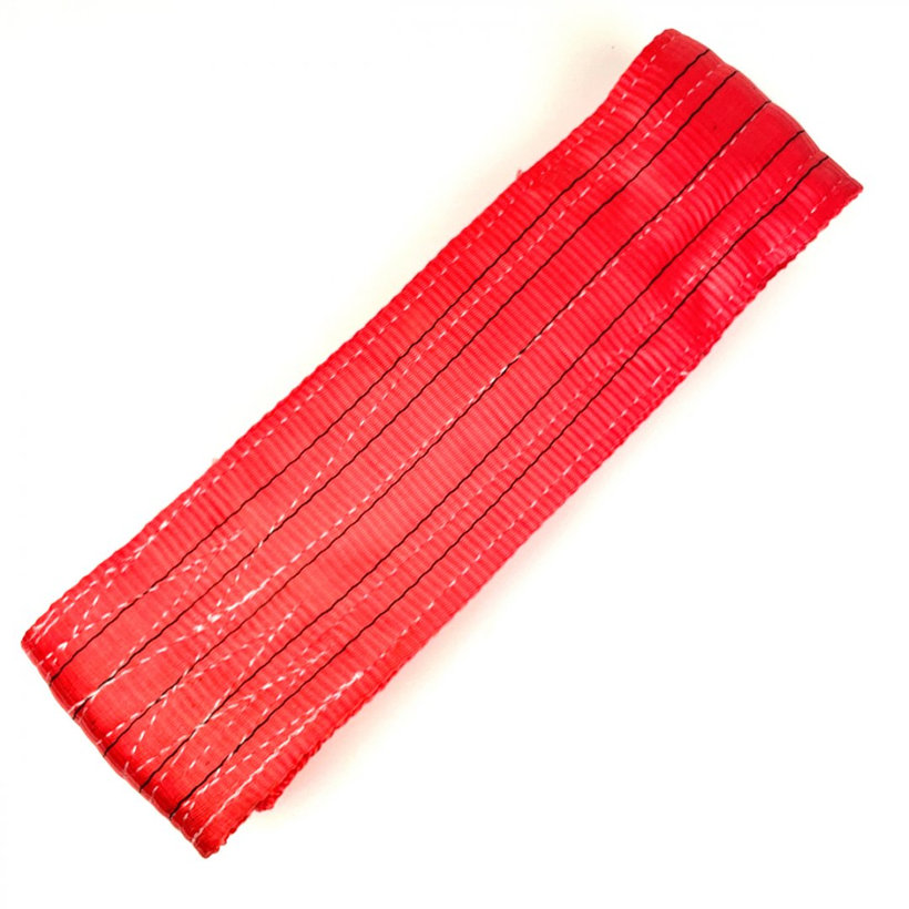 Zdvíhací pás - oko/oko Červený 5T/10M