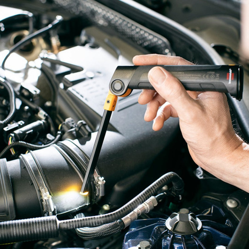 Akumulátorová LED ručná lampa SANSA 400 A