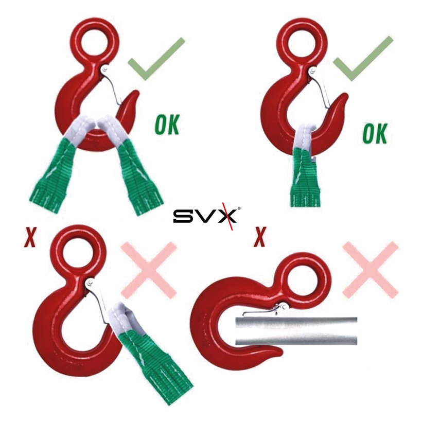 Hák s vidlicou HVX tr 80 čierny 6mm - 1,12T