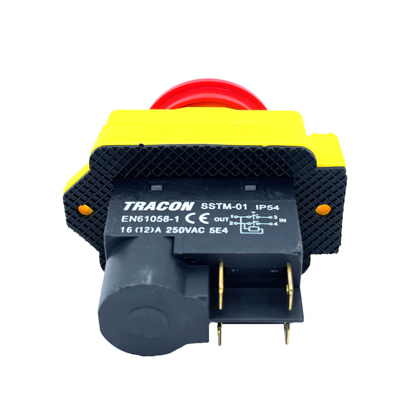 Bezpečnostné tlačidlá - hríbová hlavica