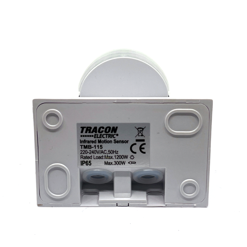 Snímač pohybu nástenný - biely 180°