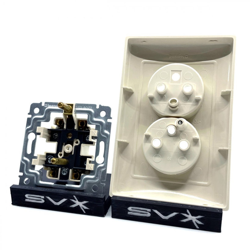 Valena dvojzásuvka béžová