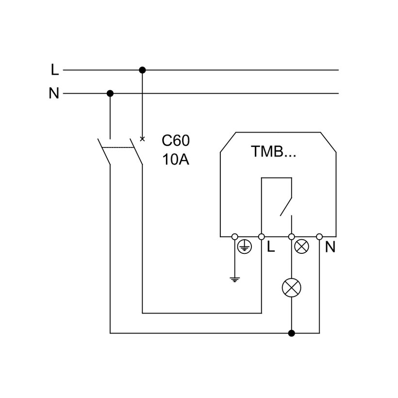 Snímač pohybu nástenný - biely 180°