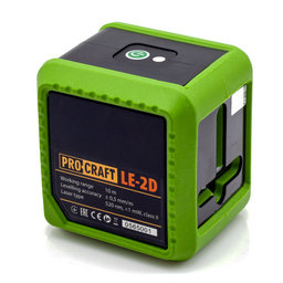 Laser zelený líniový, krížový, samonivelačný LE-2D