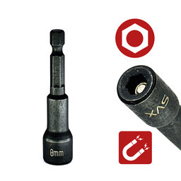 Gola hlava magnetická 8mm