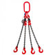 Reťazový záves oko-4 hák tr 80 so skracovačom (4 m, 2360/1700 kg, 6 mm)