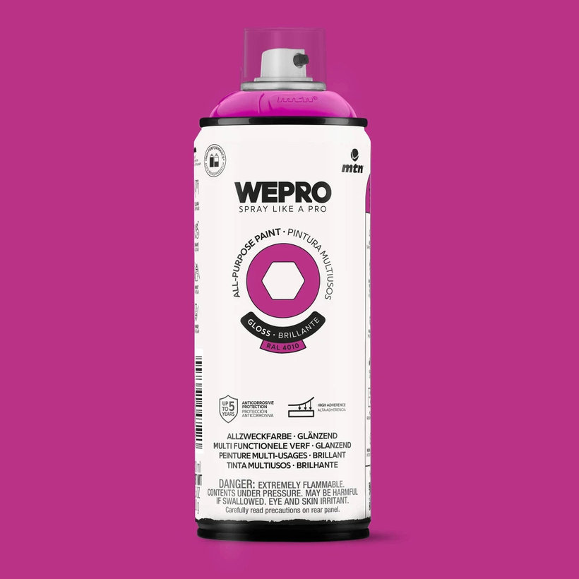 WEPRO Sprej – farba na báze rozpúšťadiel, lesklá